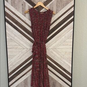 Banana Republic Patterned Sleeveless Dress.